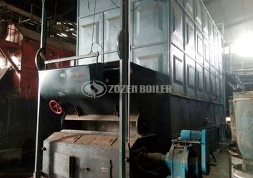 Pressure difference of rising pipe of biomass boiler