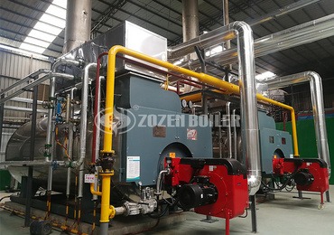 Gas fired steam boilers