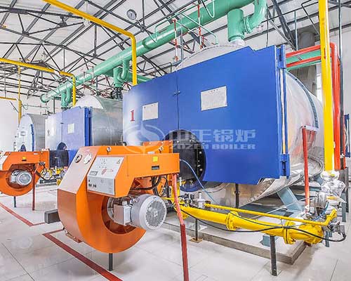 Gas fired steam boilers