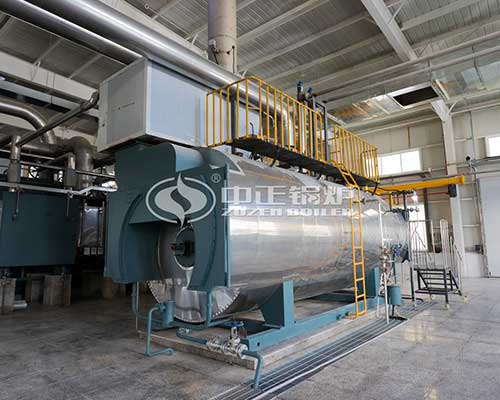 Gas fired industrial boiler