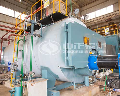 Industrial gas fired steam boilers