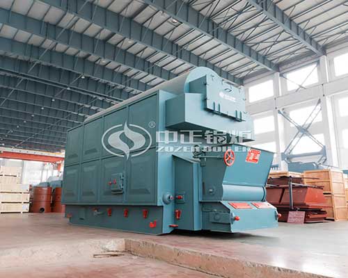 Coal fired hot water boiler