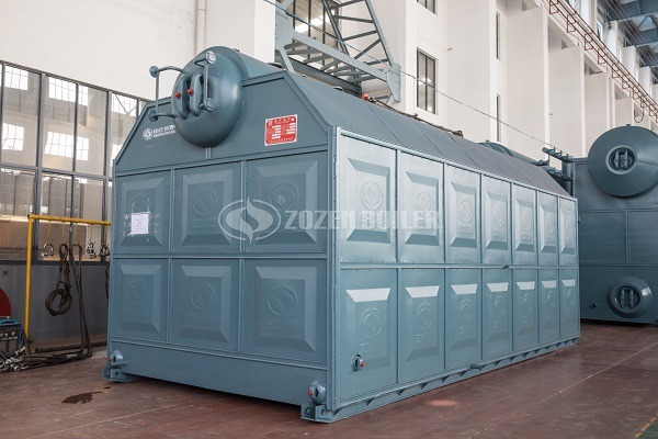 Horizontal biomass boiler performance