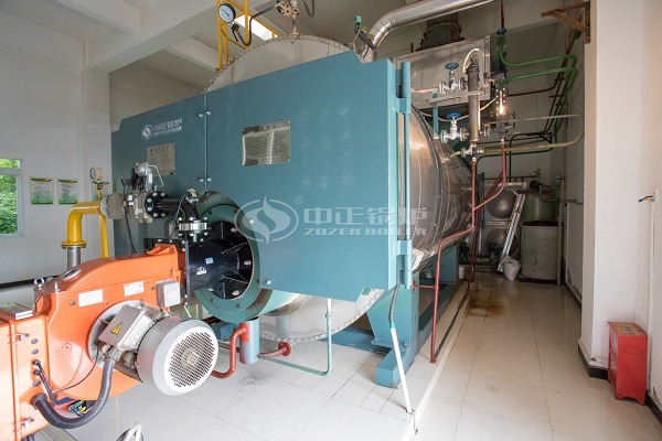 Oil - fired steam boiler