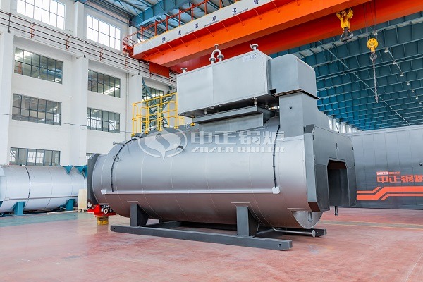 Oil-fired steam boiler