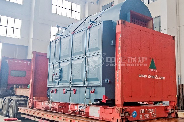 Water tube steam boiler