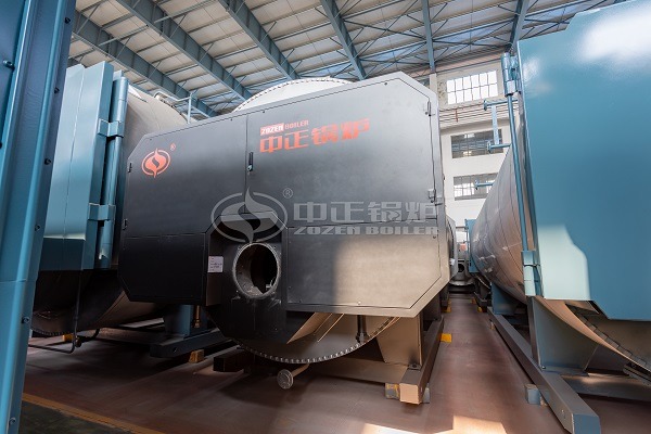 Internal combustion gas boiler