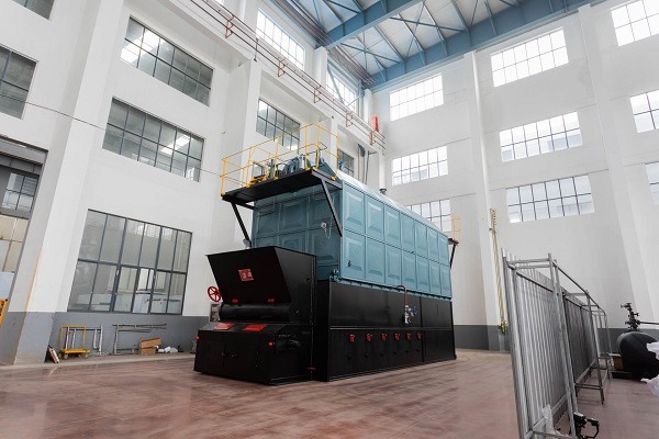 Chain grate steam boiler