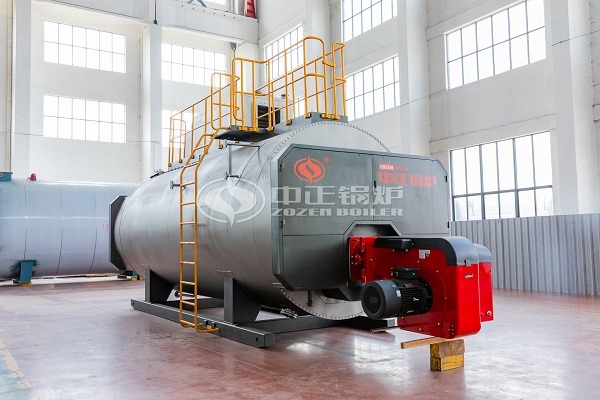 Gas Fired Fire Tube Boiler 2 Ton Steam Output