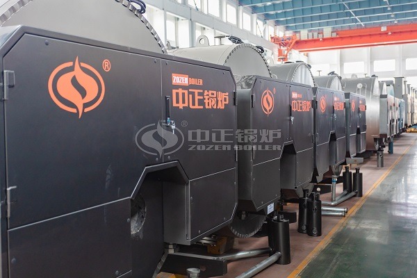 Gas fire tube boiler