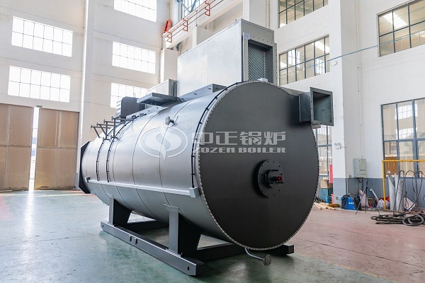 Natural gas steam boiler