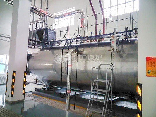 Gas-fired steam boiler