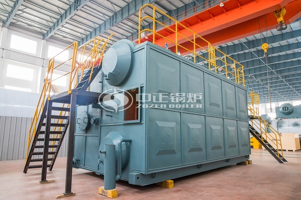 Gas-fired water-tube boiler