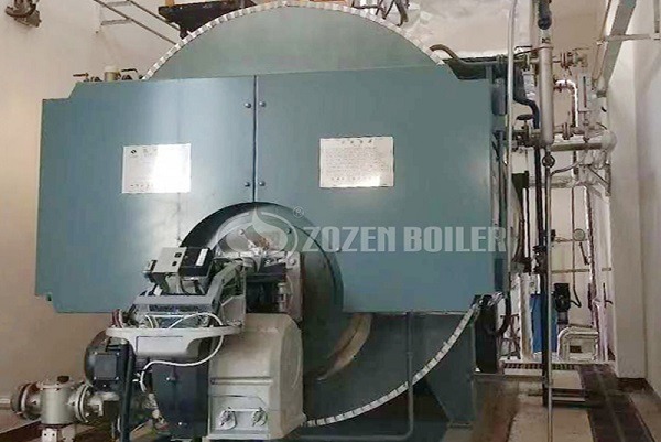 Gas fired steam boiler