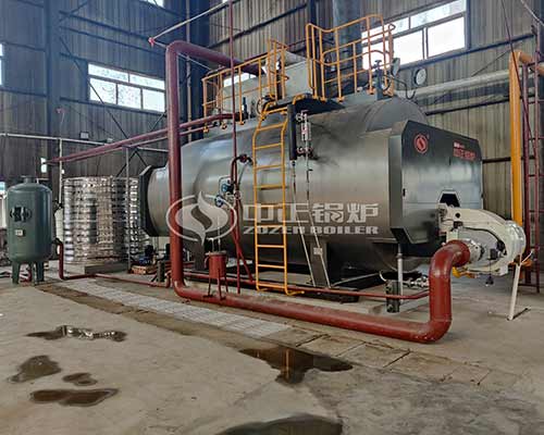 Gas Fired Fire Tube Boiler 2 Ton Steam Output