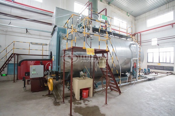 Industrial gas steam boiler