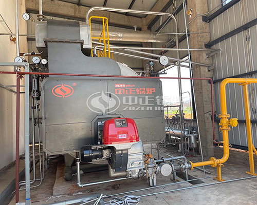 4 ton gas boiler used in chemical industry