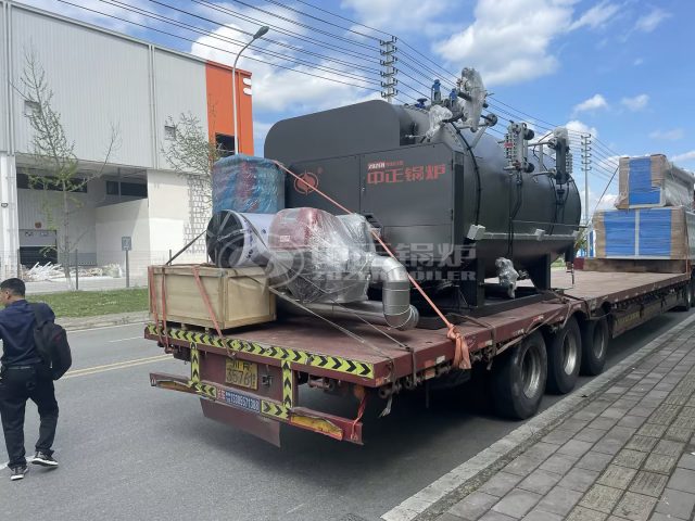 ZOZEN 2 Ton Gas-Fired Skid-Mounted Steam Boiler