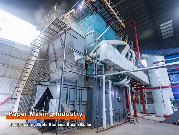 36 TPH Reciprocating Grate Biomass Steam Boiler