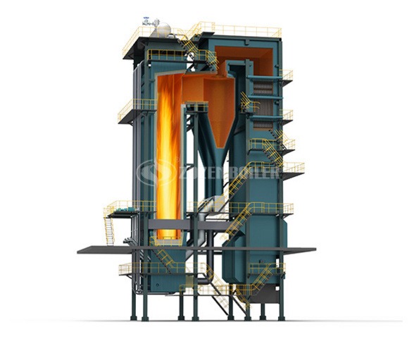 DHX Coal Fired CFB Hot Water Boiler