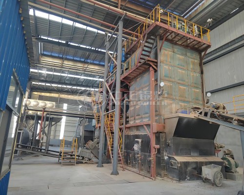 25 Tph Biomass-fired Horizontal Type Steam Boiler for Building Material Company