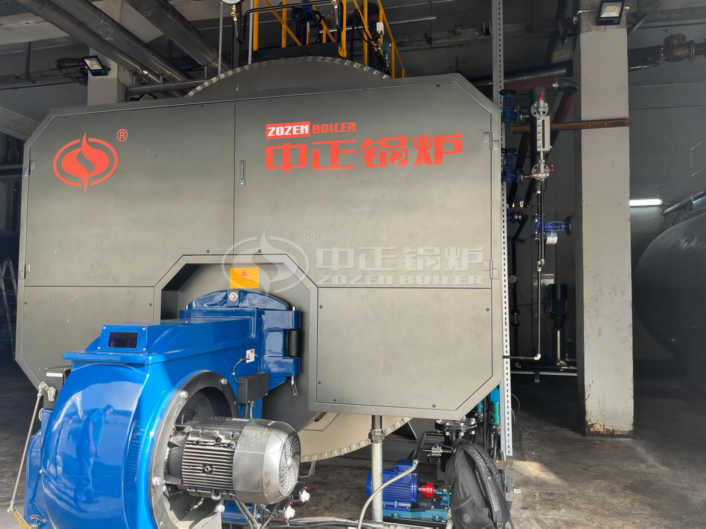 10 TPH Heavy Oil Fire Tube Steam Boiler in Mauritius Textile Plant