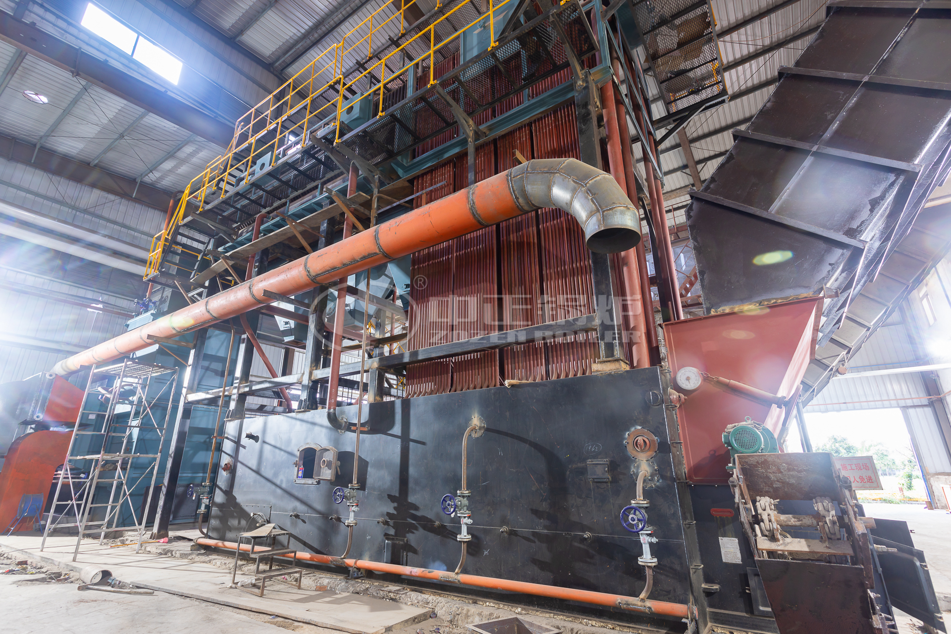 firewood steam boiler