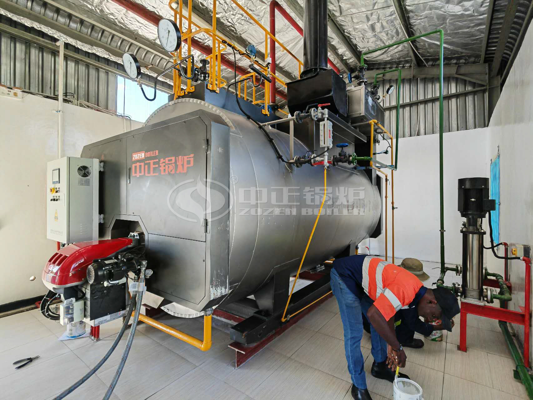 horizontal boiler